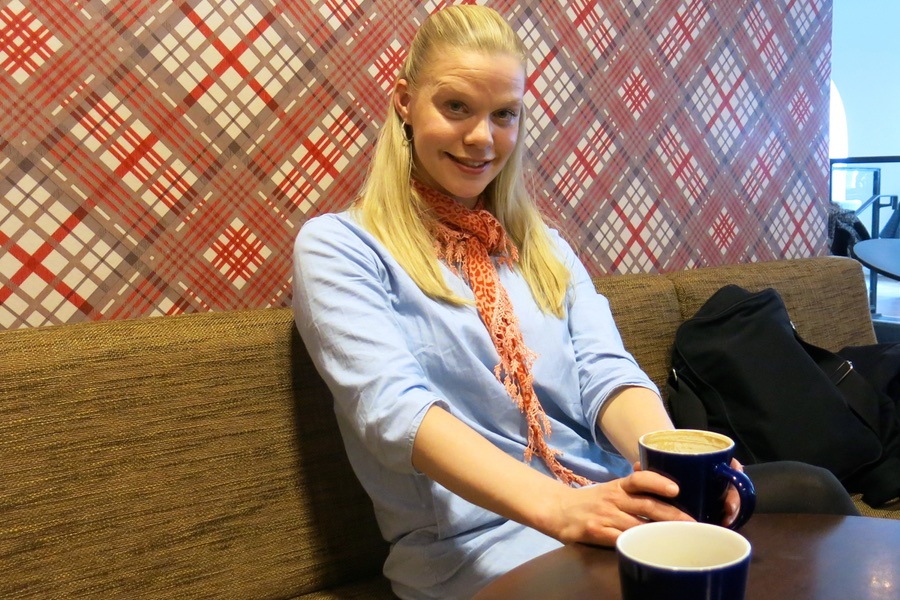 En kopp kaffe med Malin