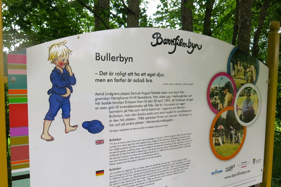 Bullerbyn som ligger i Sevedstorp
