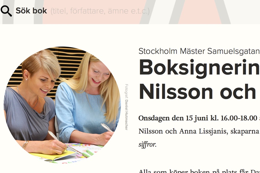 Välkommen till Akademibokhandeln på onsdag