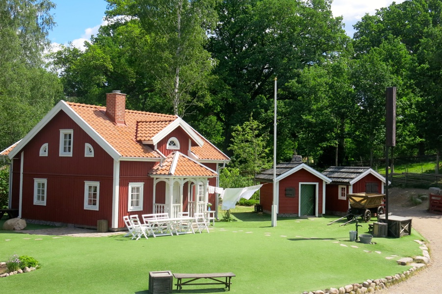 Katthult på Astrid Lindgrens Värld
